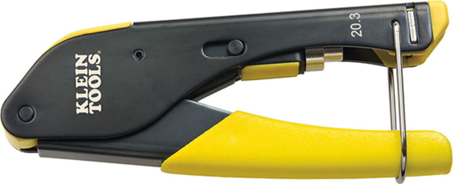 Klein Tools VDV212-008-SEN Compression Crimper - Compact, F-Connector