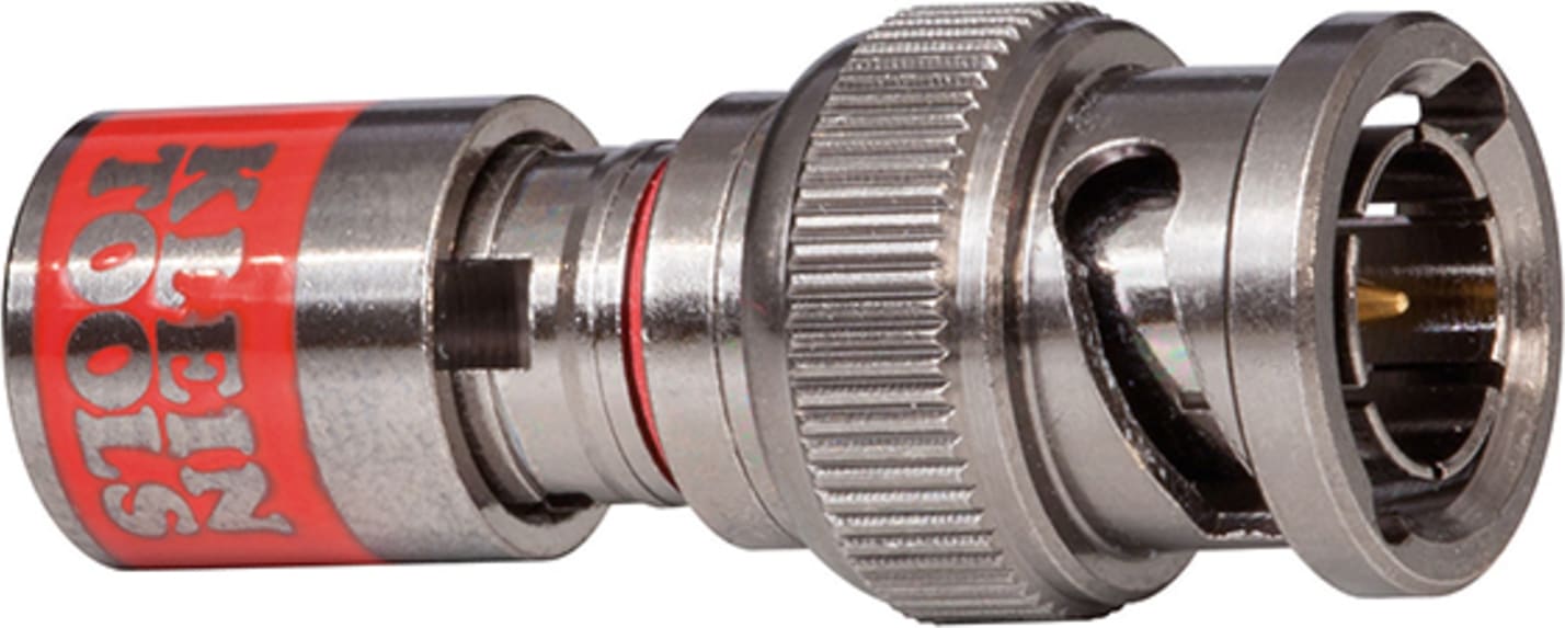Klein Tools VDV813-616 Universal BNC Compression Connector - RG59 (10-Pack)