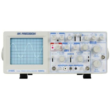 B&K PRECISION Osciloscopio,60 MHz,2 Canales - Osciloscopios Digitales  Portátiles - 20RF08