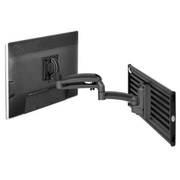 Chief K1S120B - Kontour™ K1S Dynamic Slatwall Mount, 1 Monitor, Black