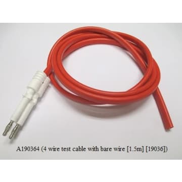 Chroma A190364 - 4 Wire Test Cable with Bare Wire (1.5m)