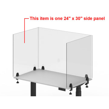 Hot Sale Clear Divider Panels Cubicle Table Divider Acrylic 3mm