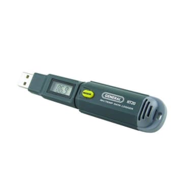 Indoor Outdoor Digital Recording Thermometer (DTR900) Time Stamp