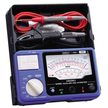 Hioki 3490 Analog Meg-ohm Meter 3-range