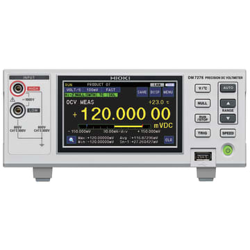 Hioki DM7276-01 Precision DC Voltmeter (9 PPM)