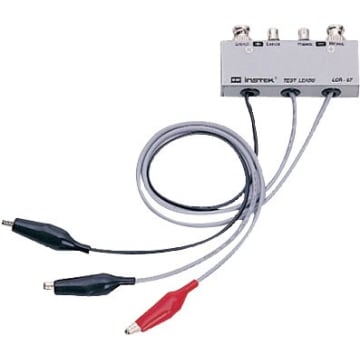 Instek LCR-07 Test Fixture, 2 Wire, Alligator Clip