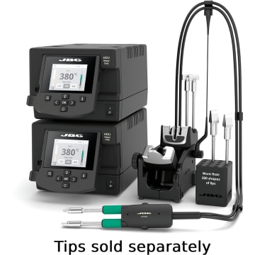 JBC DDPE Digital Dual Soldering Station with Hot Tweezers and T210 Handpiece