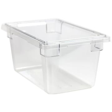 Cambro Clear Plastic Container 4.75 gallon with Lid