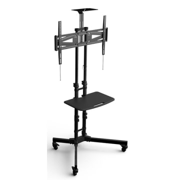 Loctek P2 Mobile TV Floor Cart with Wheels - P2  Soporte para televisor,  Mueble tv con ruedas, Soporte tv con ruedas