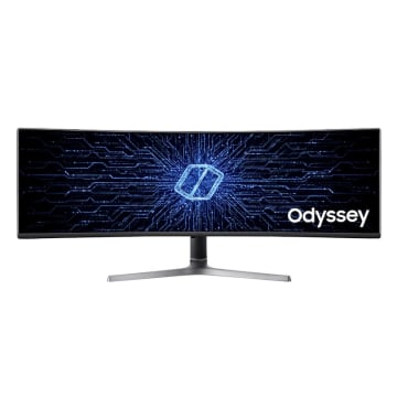 SAMSUNG 49 Class CRG9 Dual QHD (5,120 x 1,440) Curved QLED Gaming Monitor  LC49RG90SSNXZA 