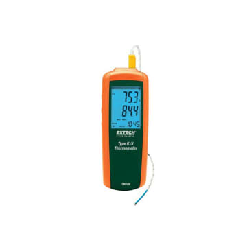 Extech Waterproof Food Thermometer, LCD TM26