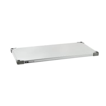 Metro Super Erecta Solid Shelf, Galvanized Steel - Metro