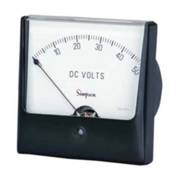 Simpson Electric Panel Meter 1327A0-300 Dcma 3.5 Ul Wv Model 6430 Simpson Electric Panel Meter 1327A0-300 Dcma 3.5 Ul Wv Model 6430