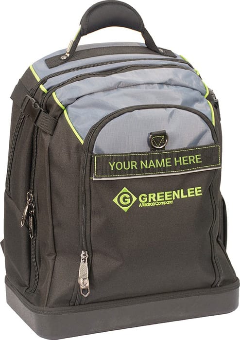 Greenlee 0158-27 Professional Tool and Tech Backpack