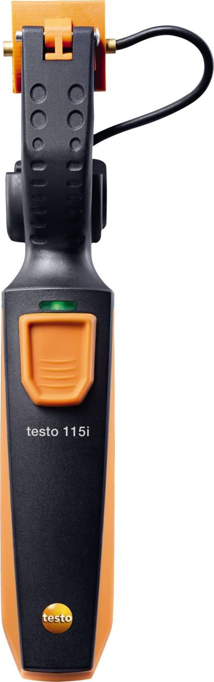 testo 115i Temperature Probe – Pipe Clamp Thermometer for Heating and  Cooling Systems – Temperature clamp HVAC for in-Pipe Measurements - HVAC