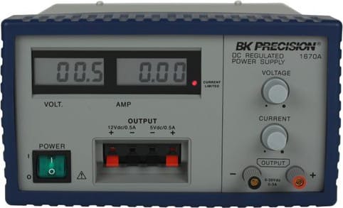 BK Precision 1670A - Triple-Output 30V, 3A Digital Display DC Power Supply