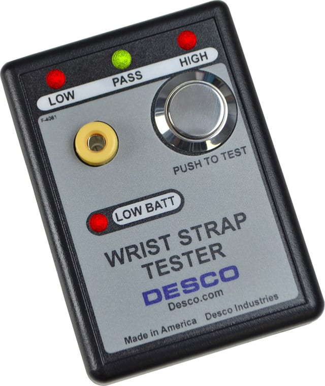 Desco 19240 - Portable Wrist Strap Tester (Battery Powered)