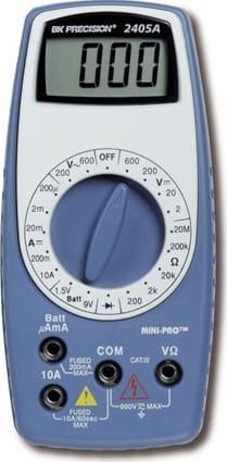 BK Precision 2405A - Mini-Pro Digital Multimeter with Battery Test