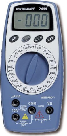 BK Precision 2408 - Mini-Pro Digital Multimeter with Non-Contact Voltage Tester