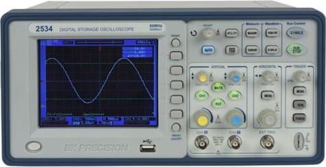 BK Precision 2534 - 60 MHz, 400 MSa/s Digital Storage Oscilloscope