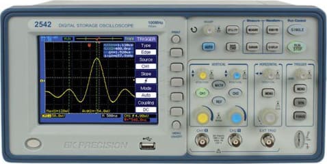 BK Precision 2542 - 100 MHz Digital Storage Oscilloscope