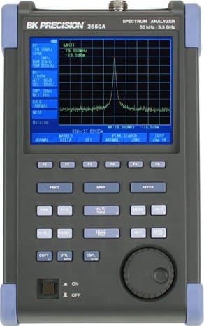 BK Precision 2650A 50 kHz - 3.3 GHz Handheld Spectrum Analyzer