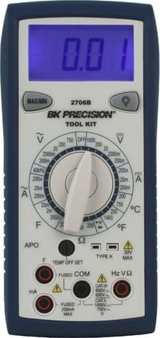 BK 2706B Manual Ranging Tool Kit DMM
