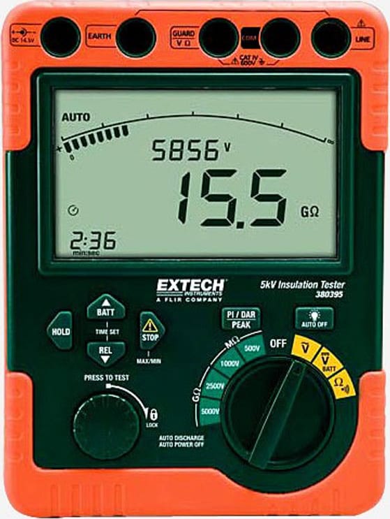 Extech 380396 Digital High Voltage Insulation Tester