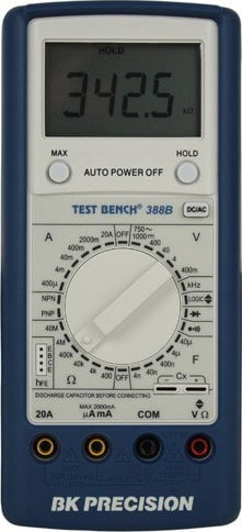 BK 388B 4000 Count True RMS Test Bench DMM