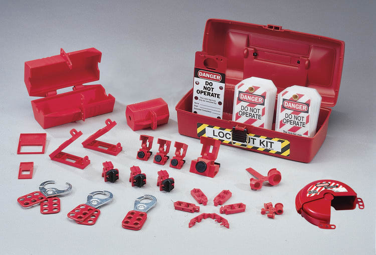 Ideal 44972 Lockout/Tagout Kit Plant Facility TEquipment