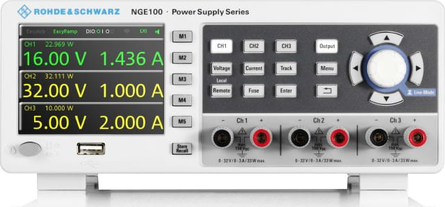 Rohde & Schwarz NGE103 3-Channel Power Supply