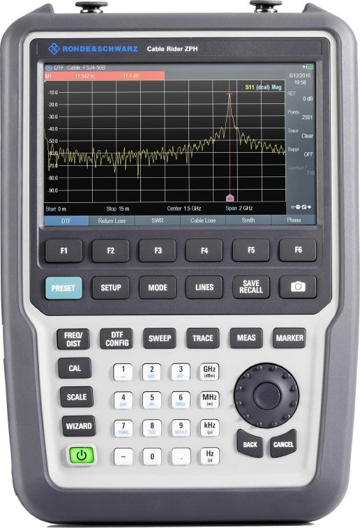 Rohde & Schwarz ZPH Handheld Cable and Antenna Analyzer