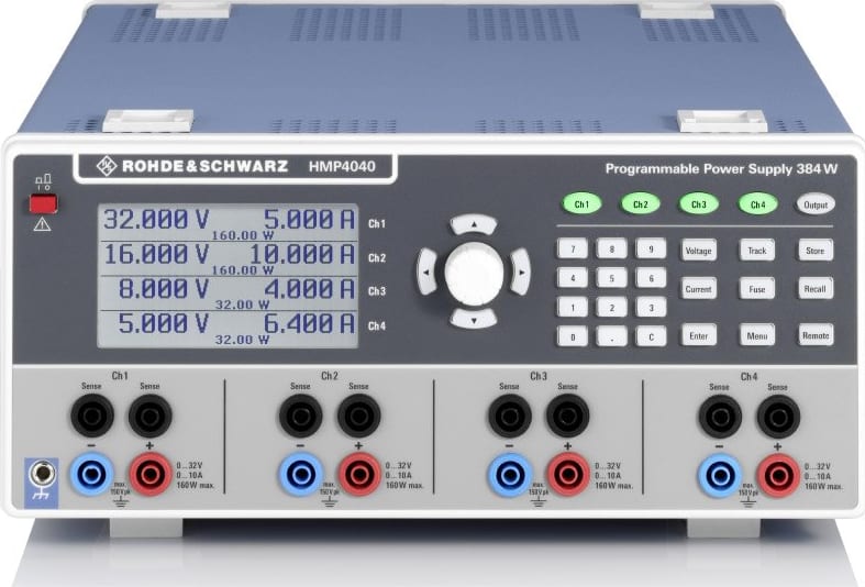 Rohde & Schwarz HMP4040 Four-Channel Power Supply, 384 W