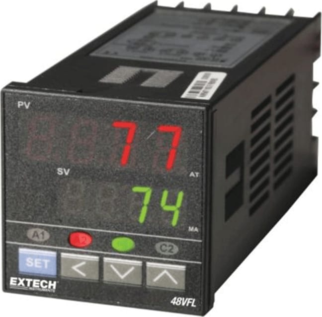 Extech 48VFL11 1/16 DIN Temperature PID Controller with One Relay Output