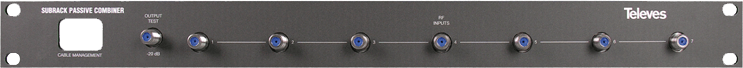 Televes 565001 Subrack Passive Combiner