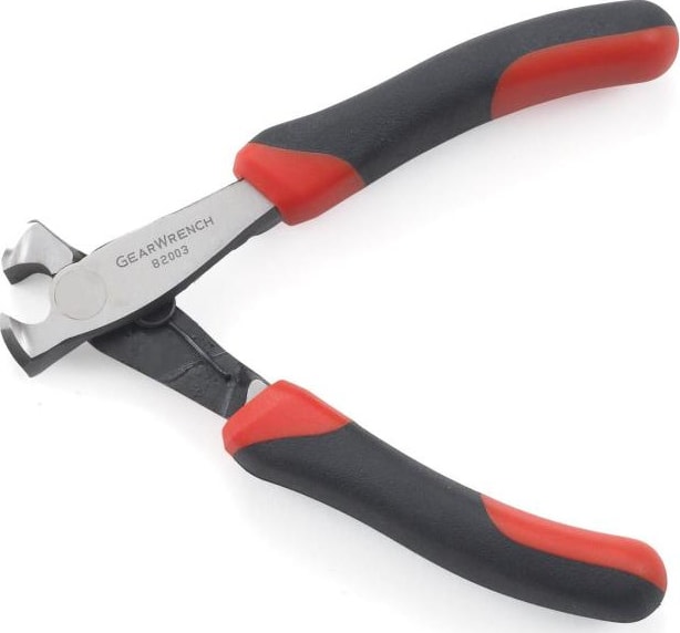 GEARWRENCH 82003 Nipper Pliers, End Cutting, Mini, Dual Material Handle ...