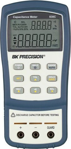 BK Precision 830C Dual Display Handheld Capacitance Meters