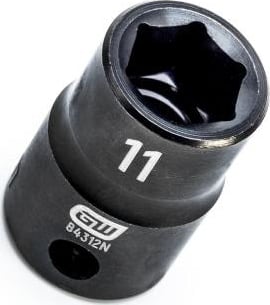 GearWrench Stecknuss 11 Mm – 3/20,3 Cm Antrieb, 6-kant, Schwarz, Aus Chrom-Molybdän-Stahl