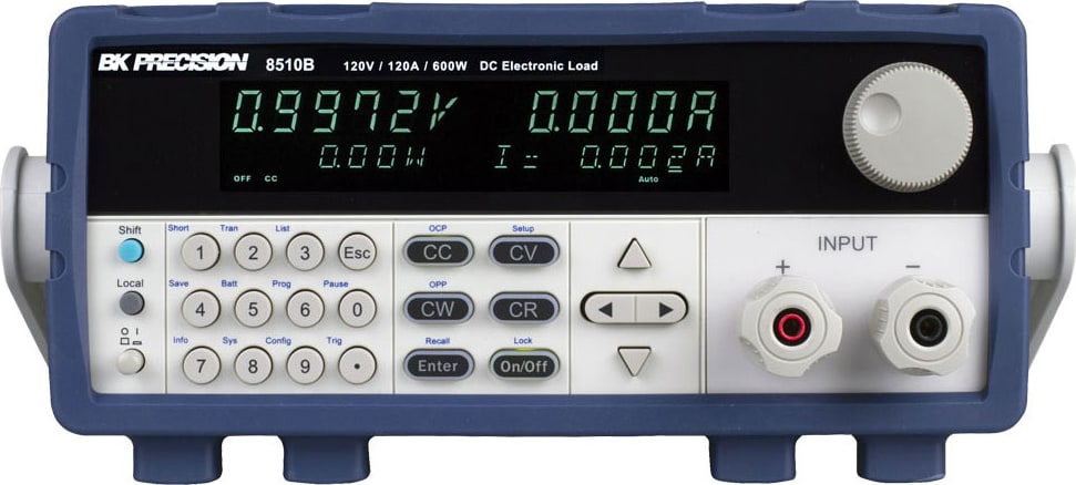 BK Precision 8510B - 120V, 120A, 600W Programmable DC Electronic Load