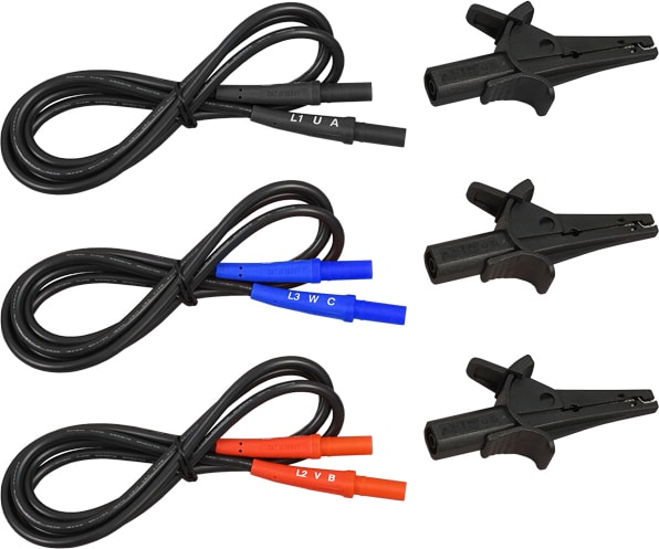 AEMC 2121.55 - Lead Replacement, Set of 3, Color-coded