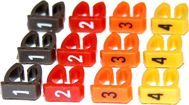 AEMC 2135.77 - Set of 12, Replacement Color-Coded Groundflex Rings