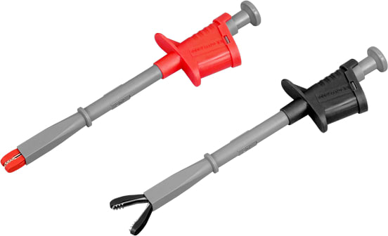 AEMC 2152.26 - Set of 2, Color-Coded (Red/Black) Grip Probes