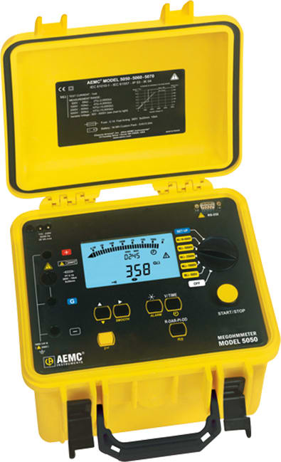 AEMC 5050 - Digital/Analog Megohmmeter 5000V