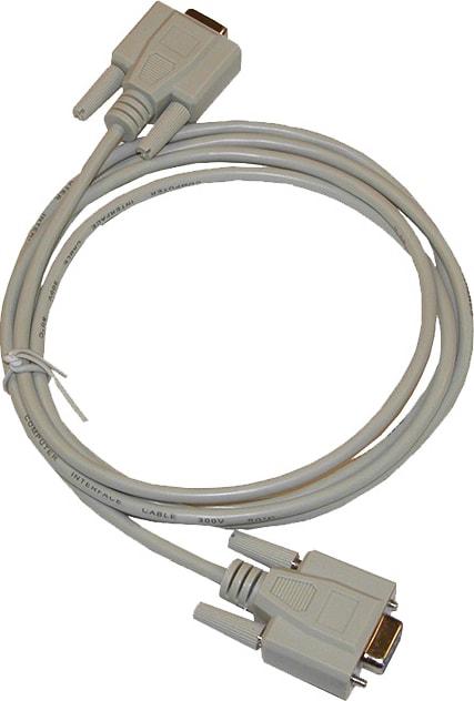 AEMC 2119.45 - Cable Replacement PC RS-232, DB9 F/F 6ft Null Modem Cable