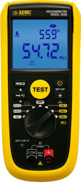 AEMC 6528 - Hand-Held Megohmmeter