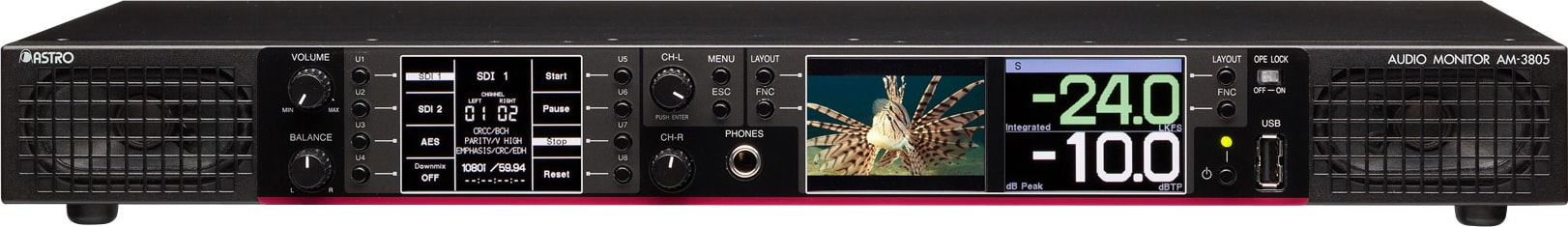 Leader AM-3805 Audio Monitor 