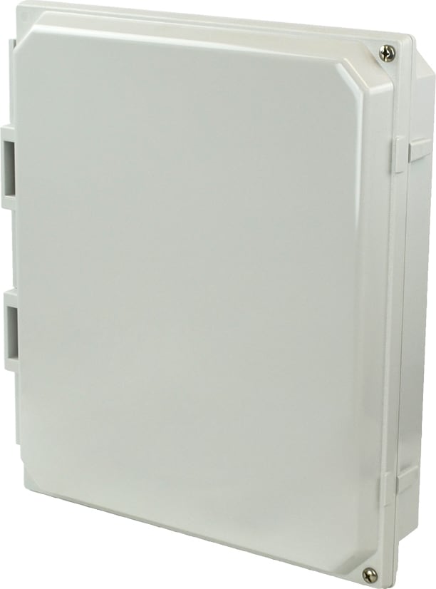 Allied Moulded AMHMI120H Hinged 2-Screw Solid/Opaque Cover 12x10 HMI Cover Kit