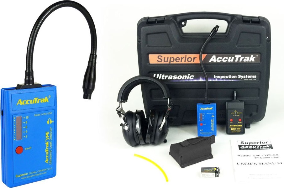 AccuTrak VPE-GN Pro Plus Kit Ultrasonic Leak Detector with Gooseneck