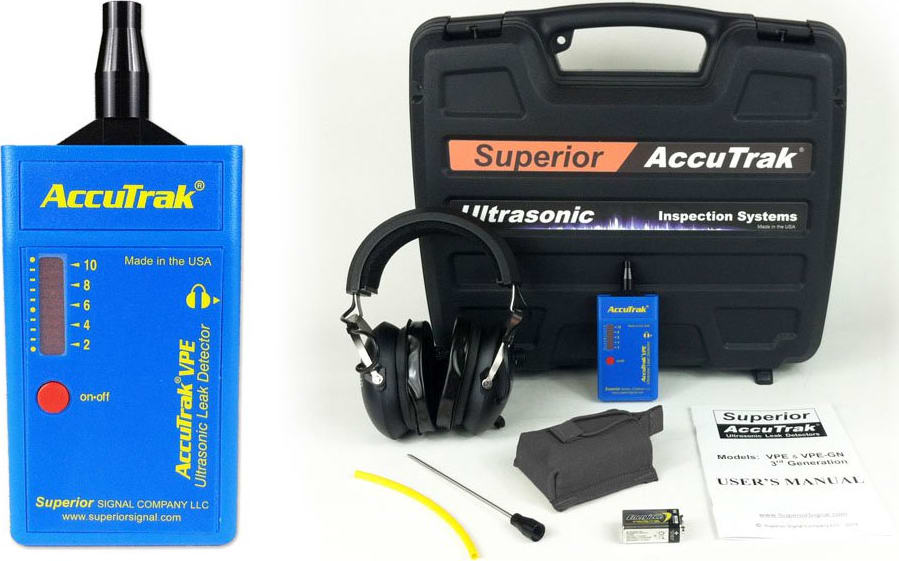 Accutrak VPE Professional Kit Ultrasonic Leak Detector