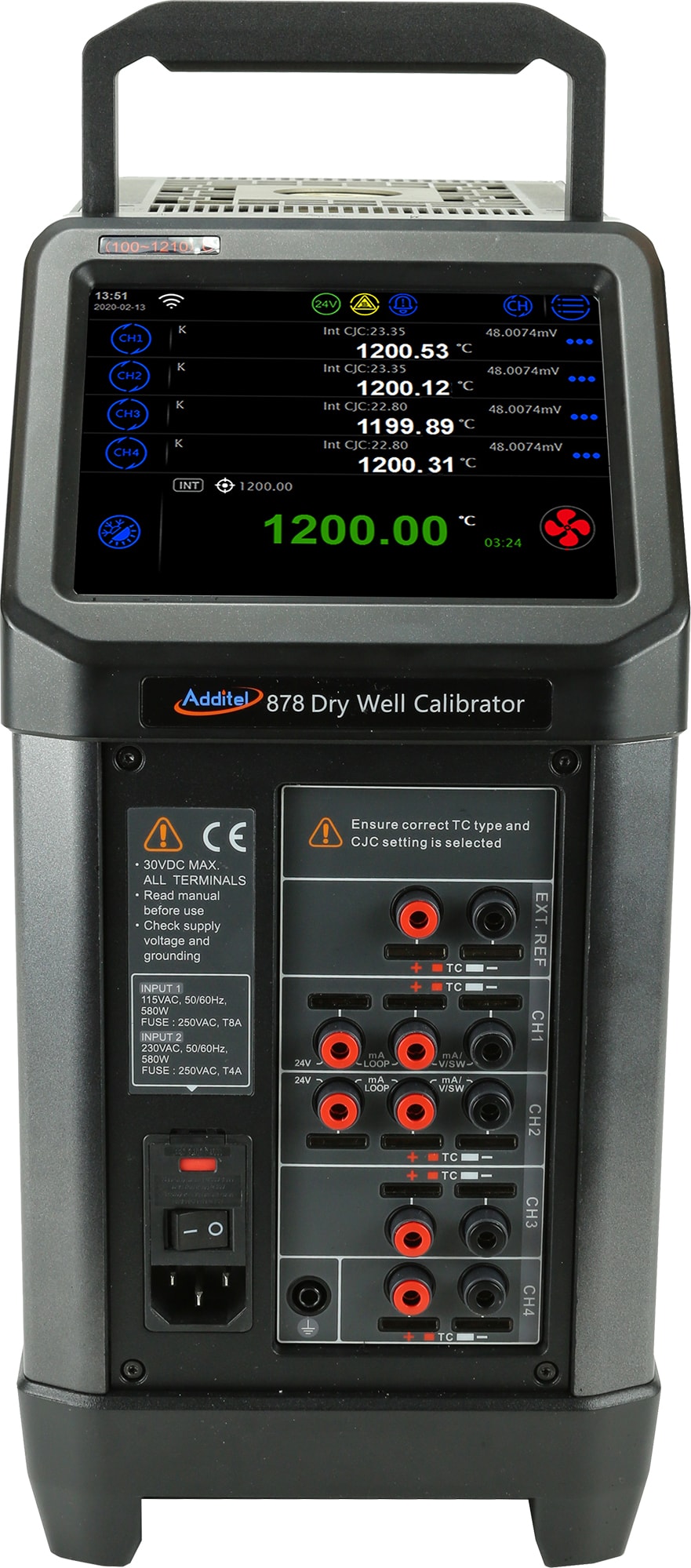 Additel ADT878 - Thermocouple Calibration Furnaces